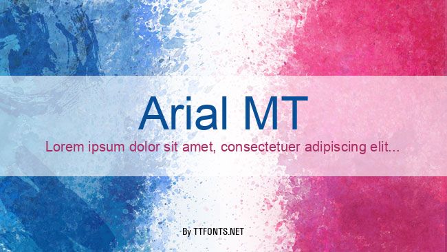 Arial MT example